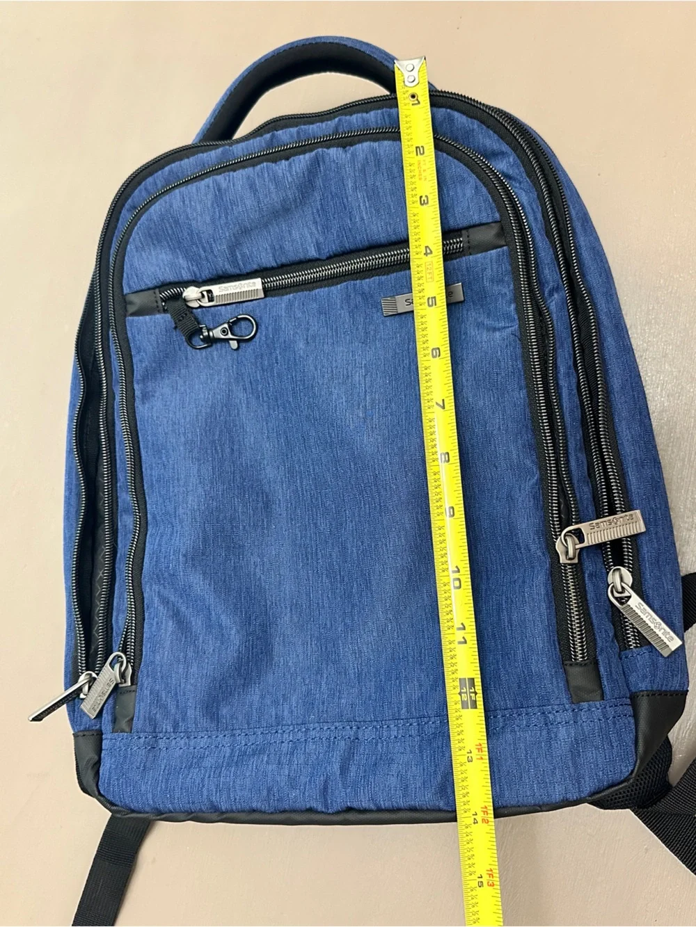 Samsonite Modern Utility Small Laptop Backpack Blue Heather Travel College Bag⁠